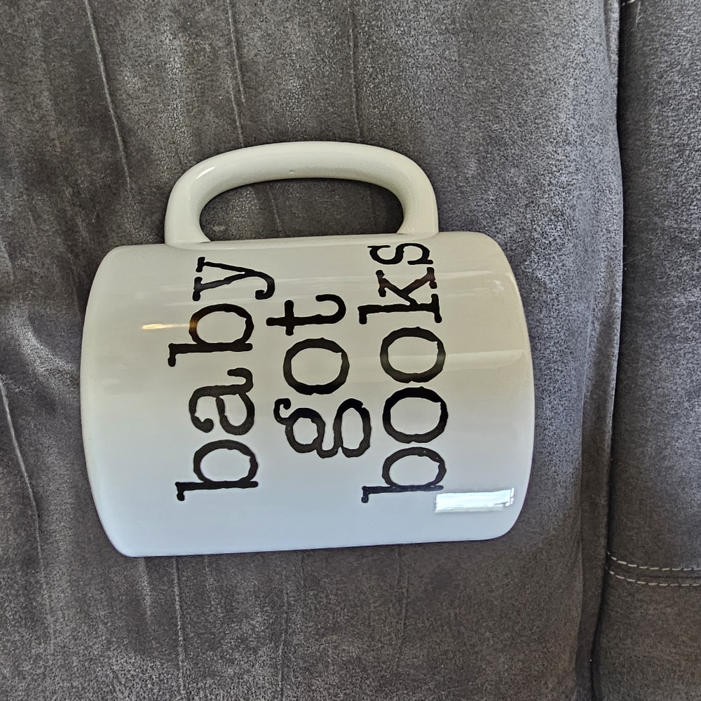 Baby got books mug